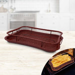 Der Livington Super Crisper ist ein Backkorb mit Auffangblech – ideal zum fettfreien Frittieren im Ofen.