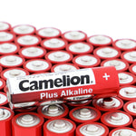 Camelion Batterien Plus Alkaline – leistungsstarke AA-Batterien ohne Quecksilber und Cadmium.