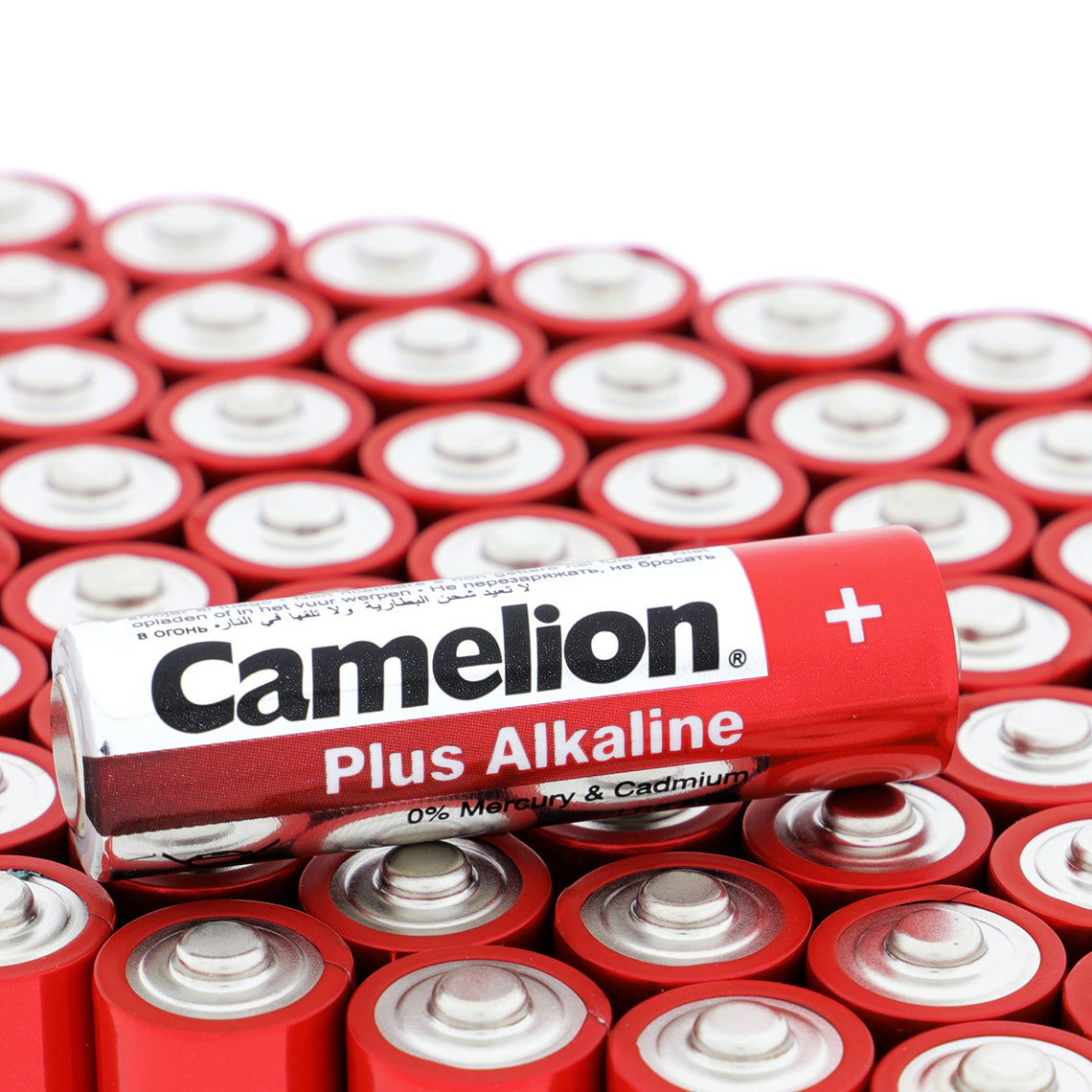 Camelion Batterien Plus Alkaline – leistungsstarke AA-Batterien ohne Quecksilber und Cadmium.