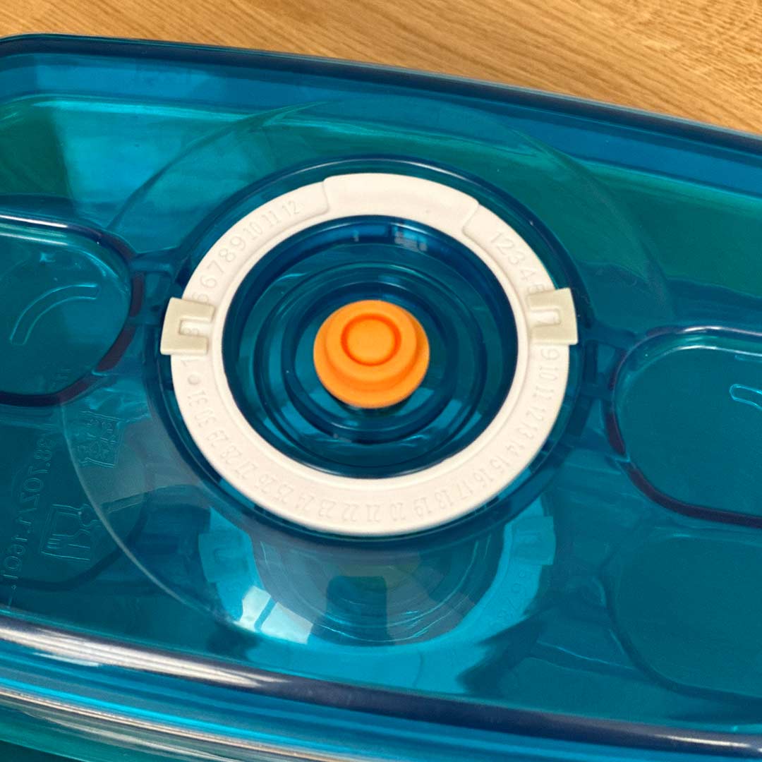 PowerXL Duo NutriSealer vakuumiert zwei Portionen auf einmal – ideal für Trockenmischungen oder Snacks.