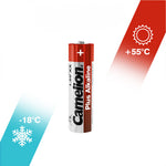 Camelion Batterien Plus Alkaline – funktionieren bei -18 °C bis +55 °C, ideal für jedes Wetter.