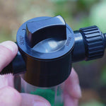 Am Hammersmith AquaClean Deluxe lässt sich per Drehregler zwischen Wasser und Seife wählen.