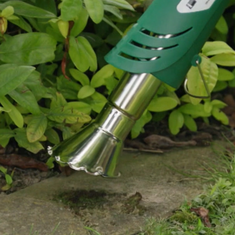 Der Hammersmith Bionic Burner entfernt punktgenau Unkraut auf Platten und in Beeten durch Hitze.