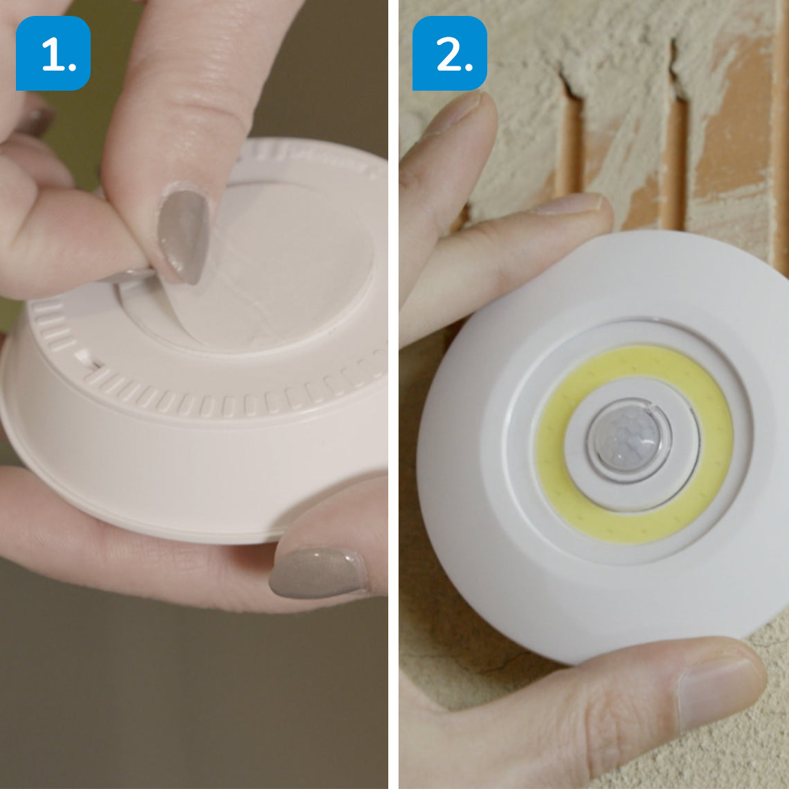 HandyLUX TopBright lässt sich einfach ankleben und ist sofort einsatzbereit – ganz ohne Bohren.