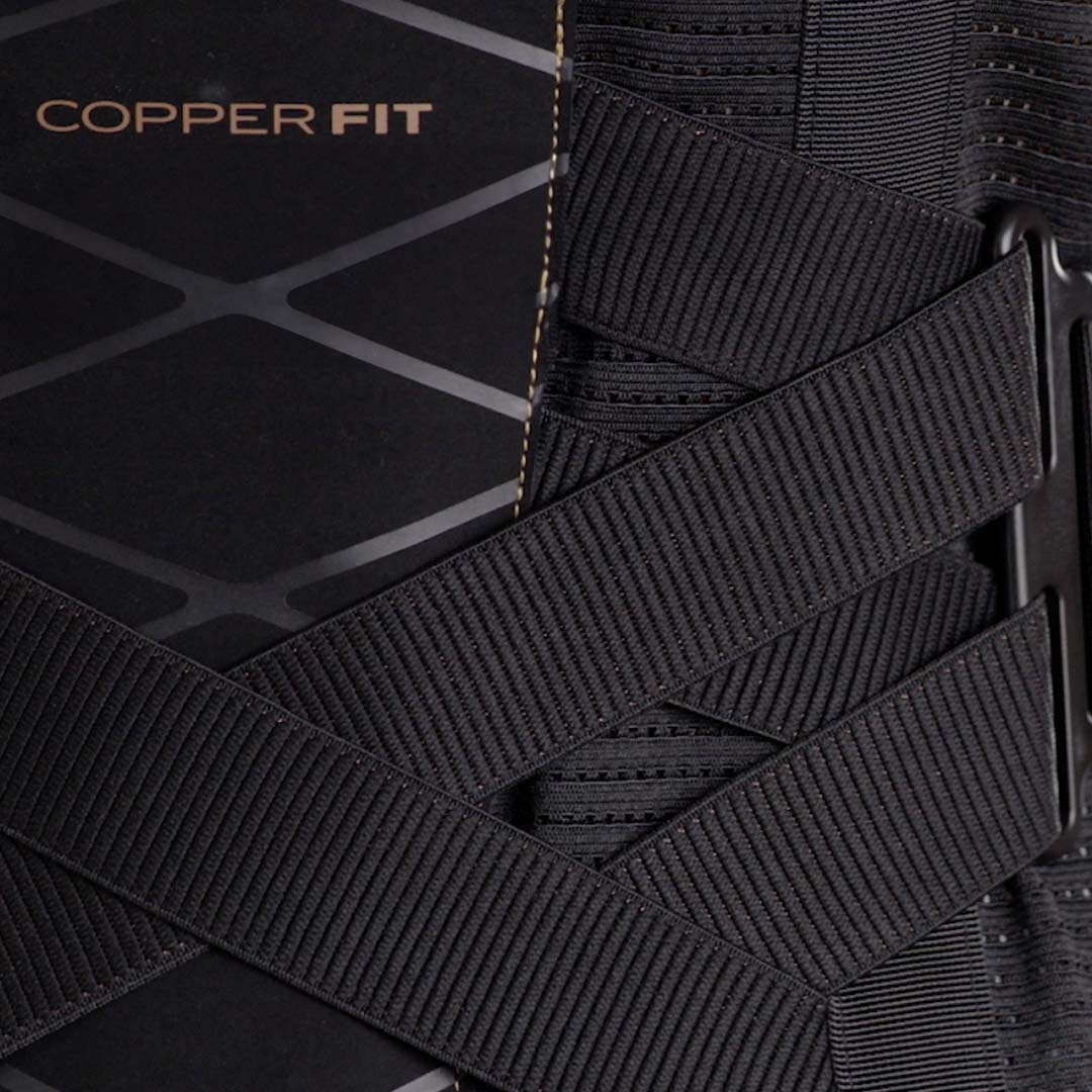 Detailaufnahme der robusten Nähte und des Materials des Copper Fit X Belt
