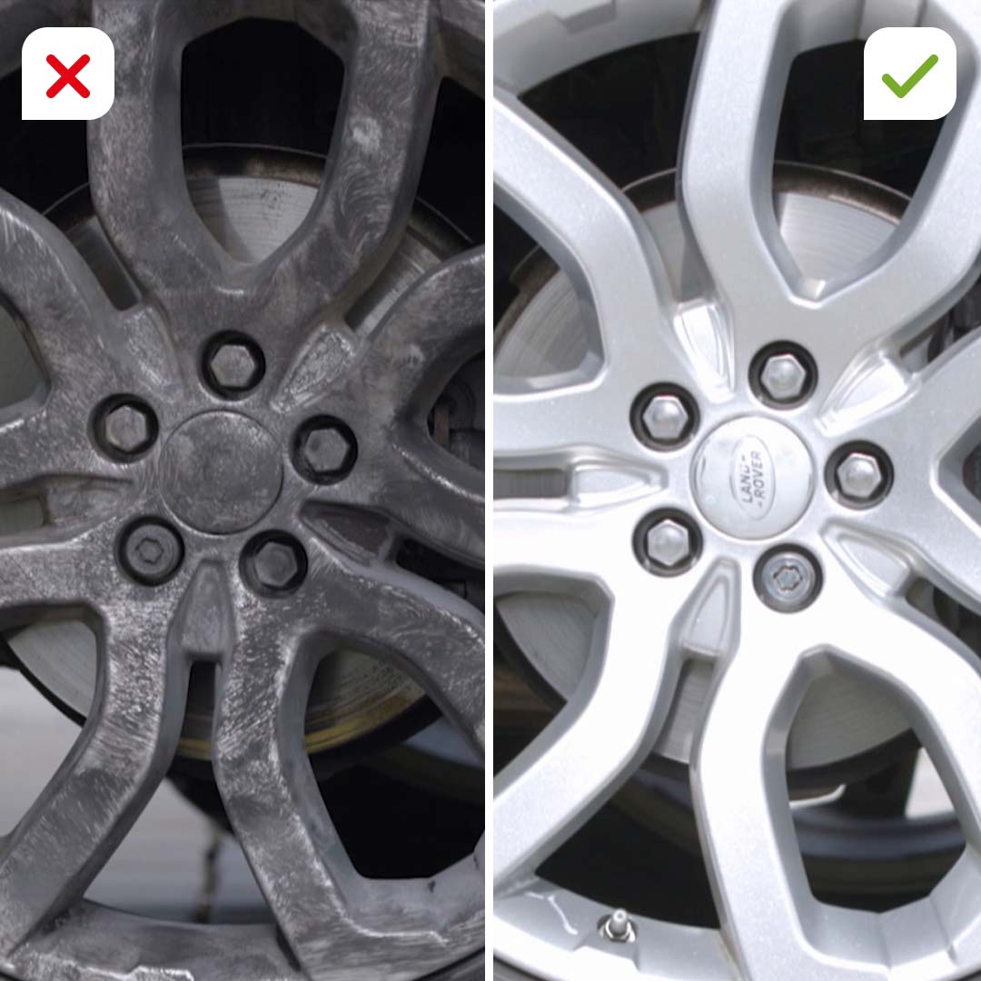 Mit Platinum Spray Sensation erstrahlen Felgen wieder wie neu – sauber, glänzend und gepflegt.