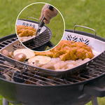 Grillpfanne mit abnehmbarem Griff