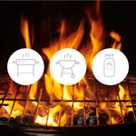 Icons für  Gas-, Elektro- und Kohlegrill