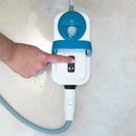 Ein-/Aus-Schalter des Livington SteamTouch zur Aktivierung des Dampfmodus per Knopfdruck.