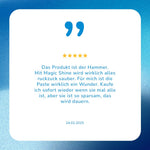 Kundenrezension zu Pure100 MagicShine: Reinigt alles schnell und gründlich – sehr ergiebige Wunderpaste!