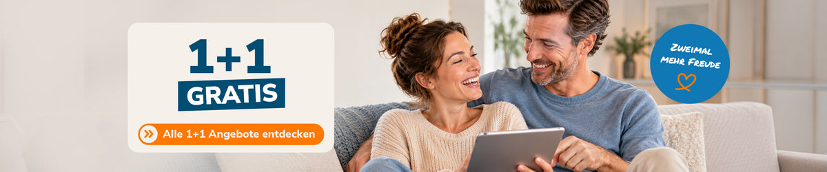 1 plus 1 gratis campaign