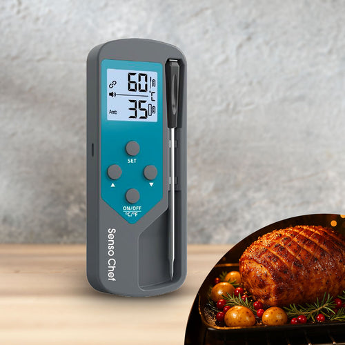 Livington SensoChef Fleischthermometer in Nahaufnahme – digitales Display mit Temperaturanzeige