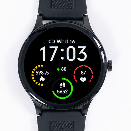 Smart Watch mit digitaler Zeitanzeige, Schrittzähler, Puls und Kalorienverbrauch