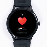 Smart Watch-Zifferblatt mit Puls-Anzeige