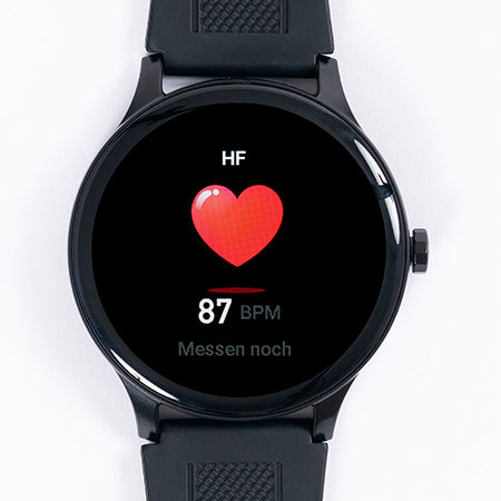 Smart Watch-Zifferblatt mit Puls-Anzeige