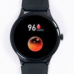 Smart Watch-Zifferblatt mit Anzeige des Sauerstoffgehalts im Blut