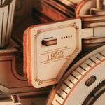 Detail-Ansicht einer Türe des Oldtimers