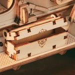Detail-Ansicht der Gepäcktruhe